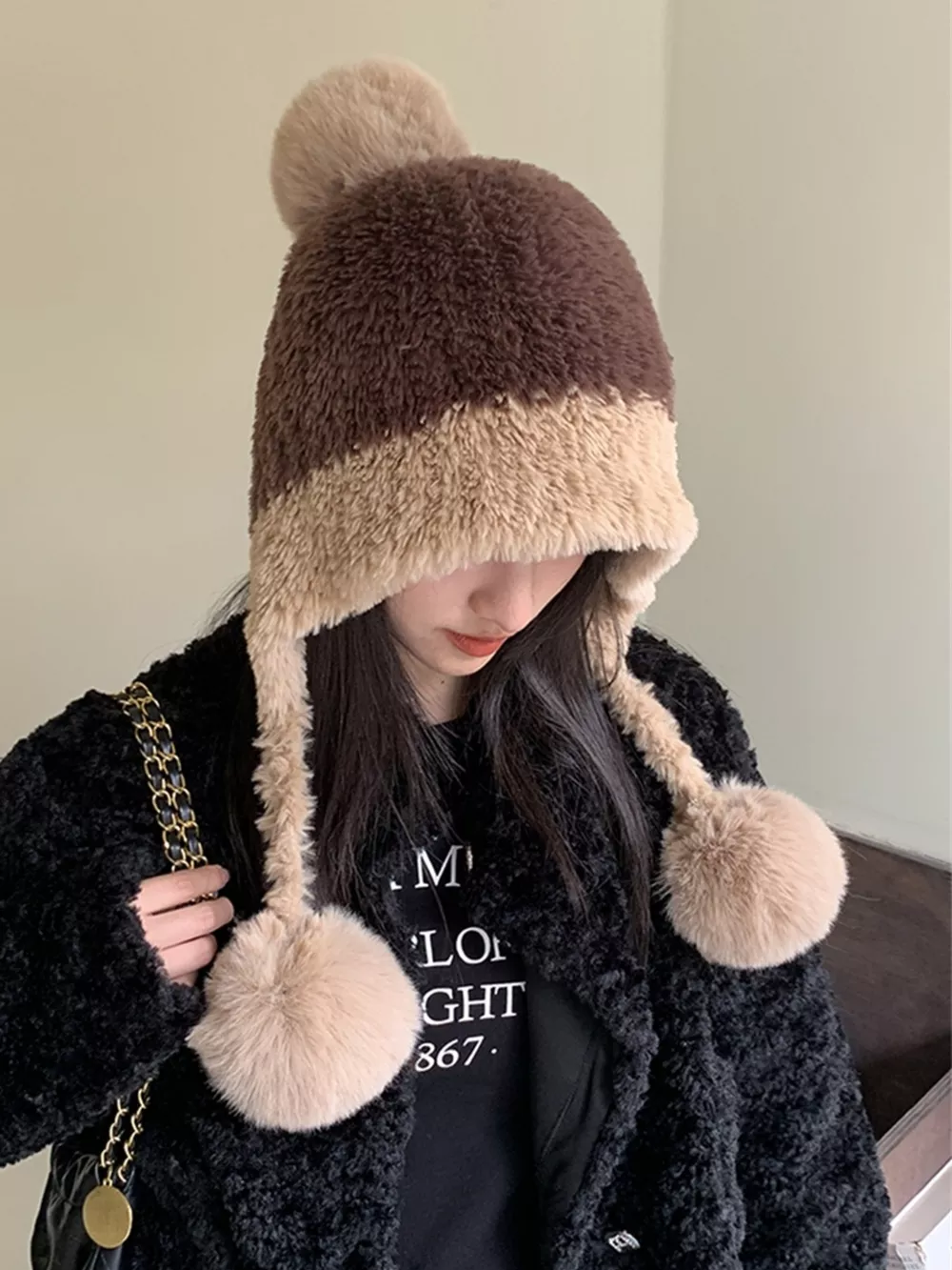 Plush Pom-pom Hat, image 5
