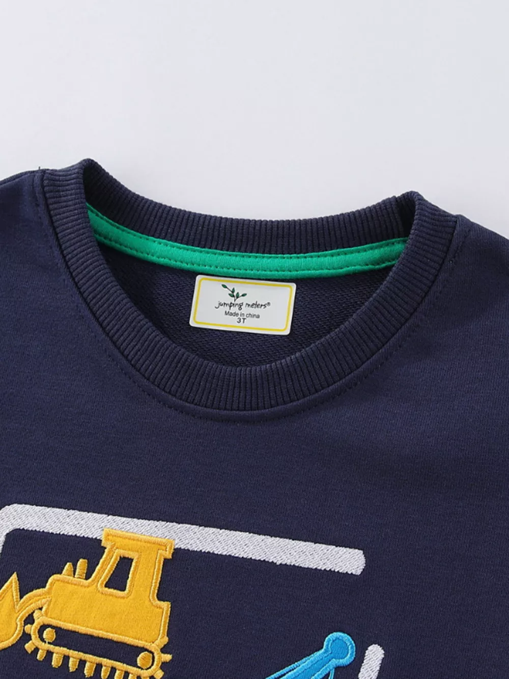 Children's Construction Vehicle Crew Neck Sweatshirt, image 3