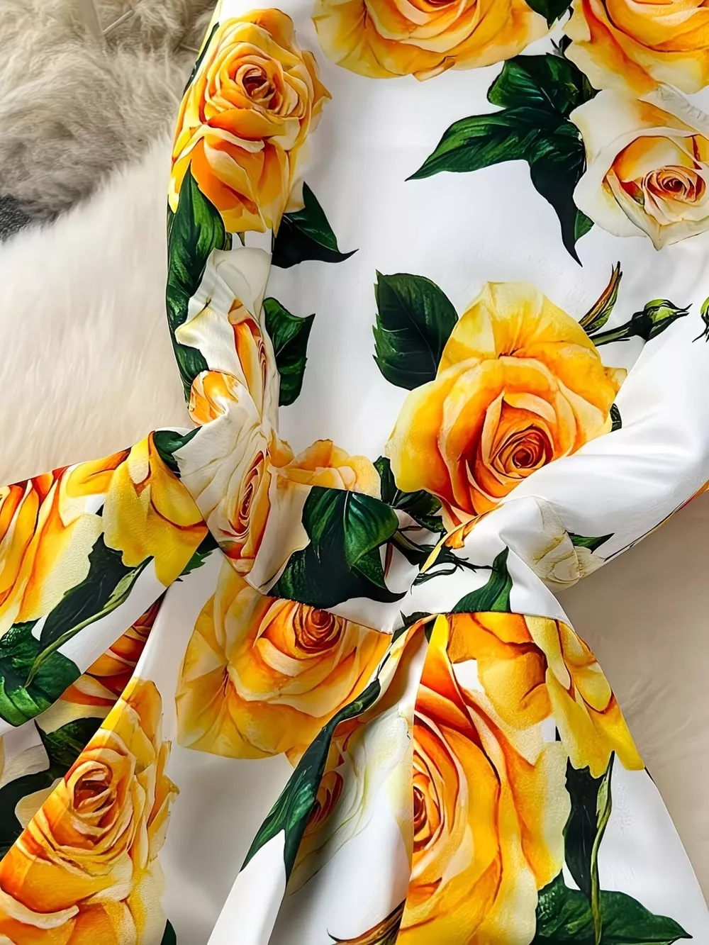 Floral Print Sleeveless Midi Dress, image 6