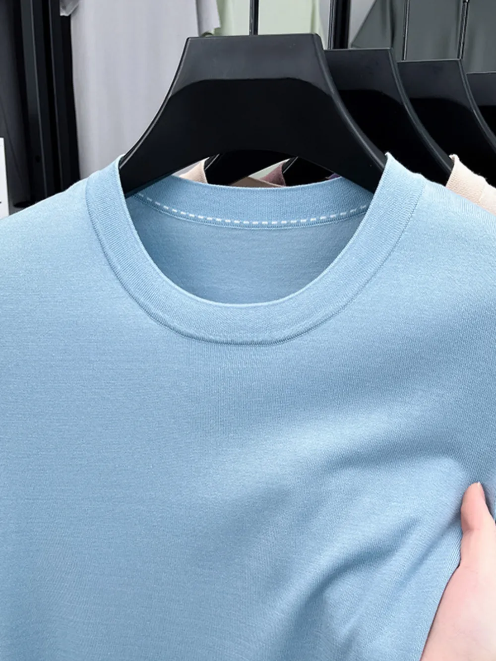 Men's Full Size Short Sleeve Crew Neck T-Shirt Plus Size, image 12