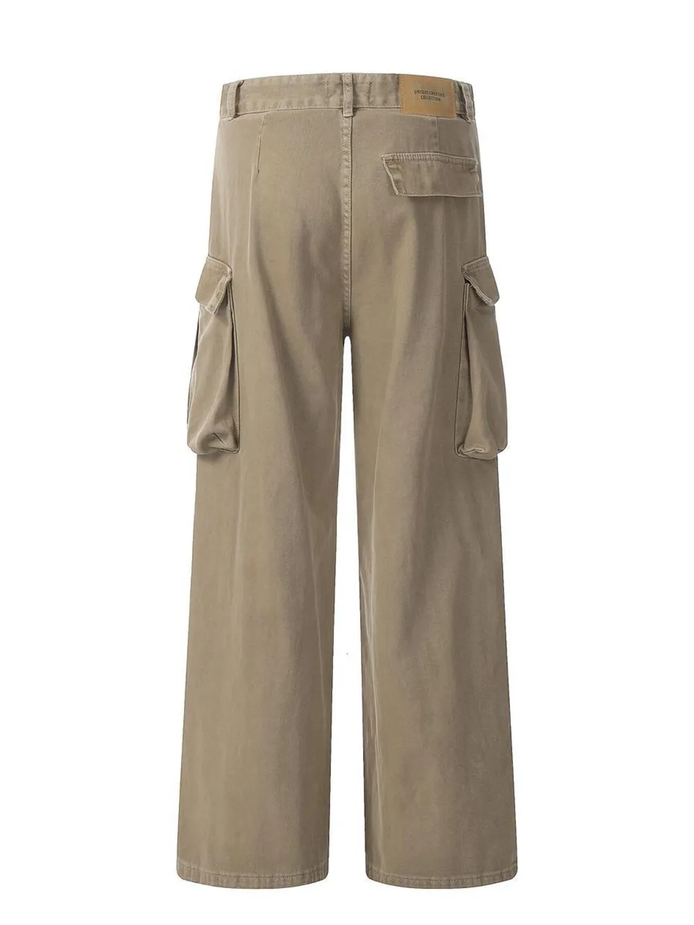 Men's Wide Leg Cargo Jeans, image 3