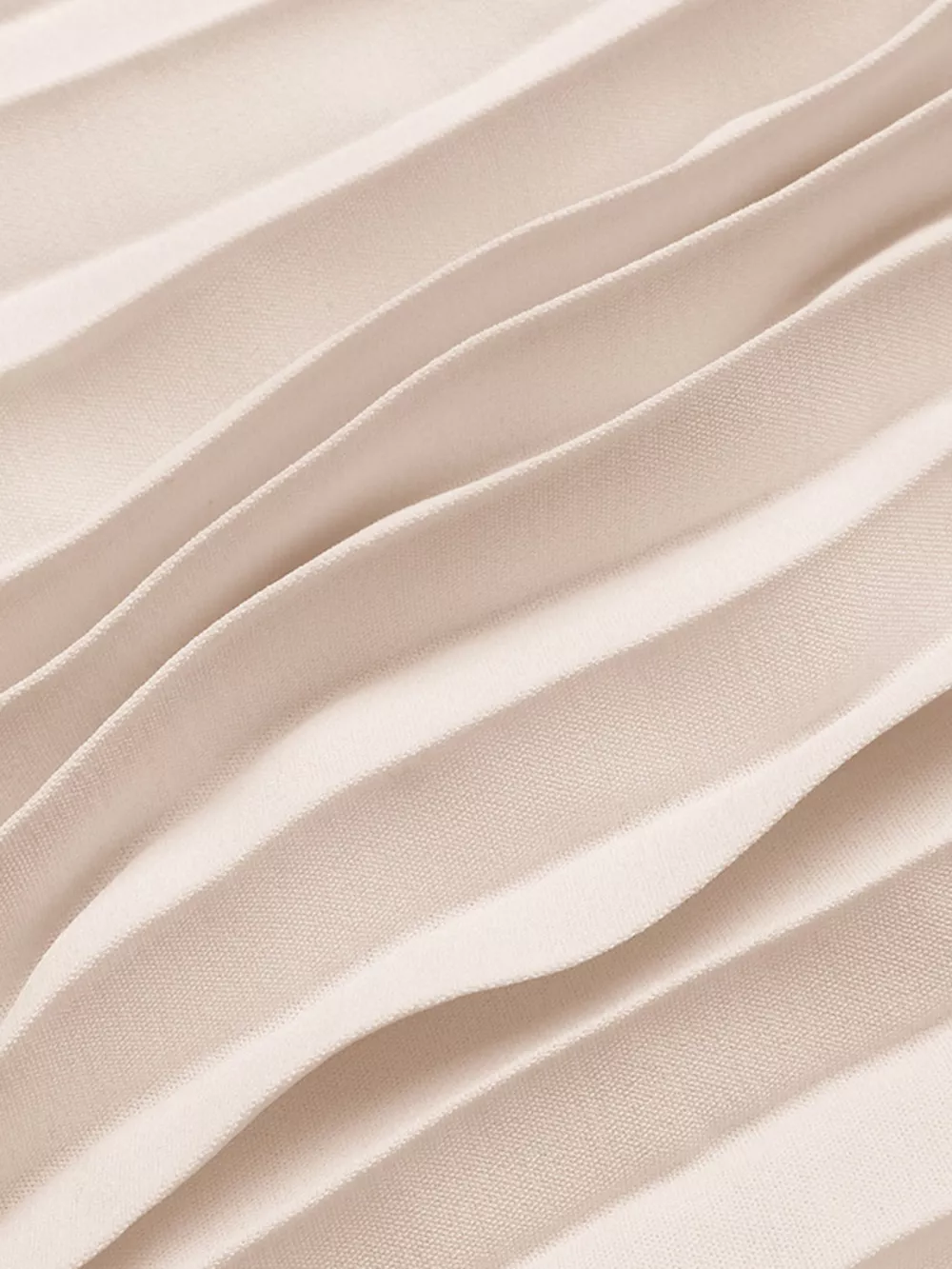 Pleated V-Neck Midi Dress, image 6