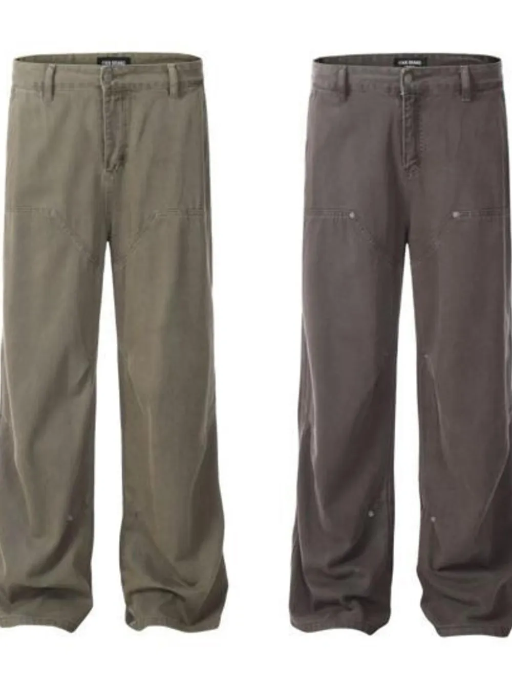 Men's Washed Baggy Jeans, image 7