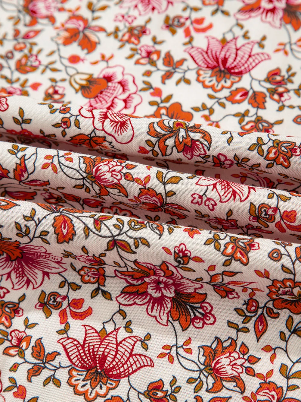 Floral Long Sleeve Button Down Blouse, image 9