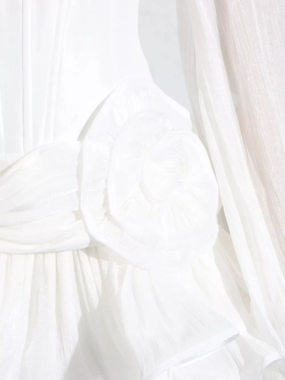 Ruffle Balloon Sleeve Mini Dress, image 16