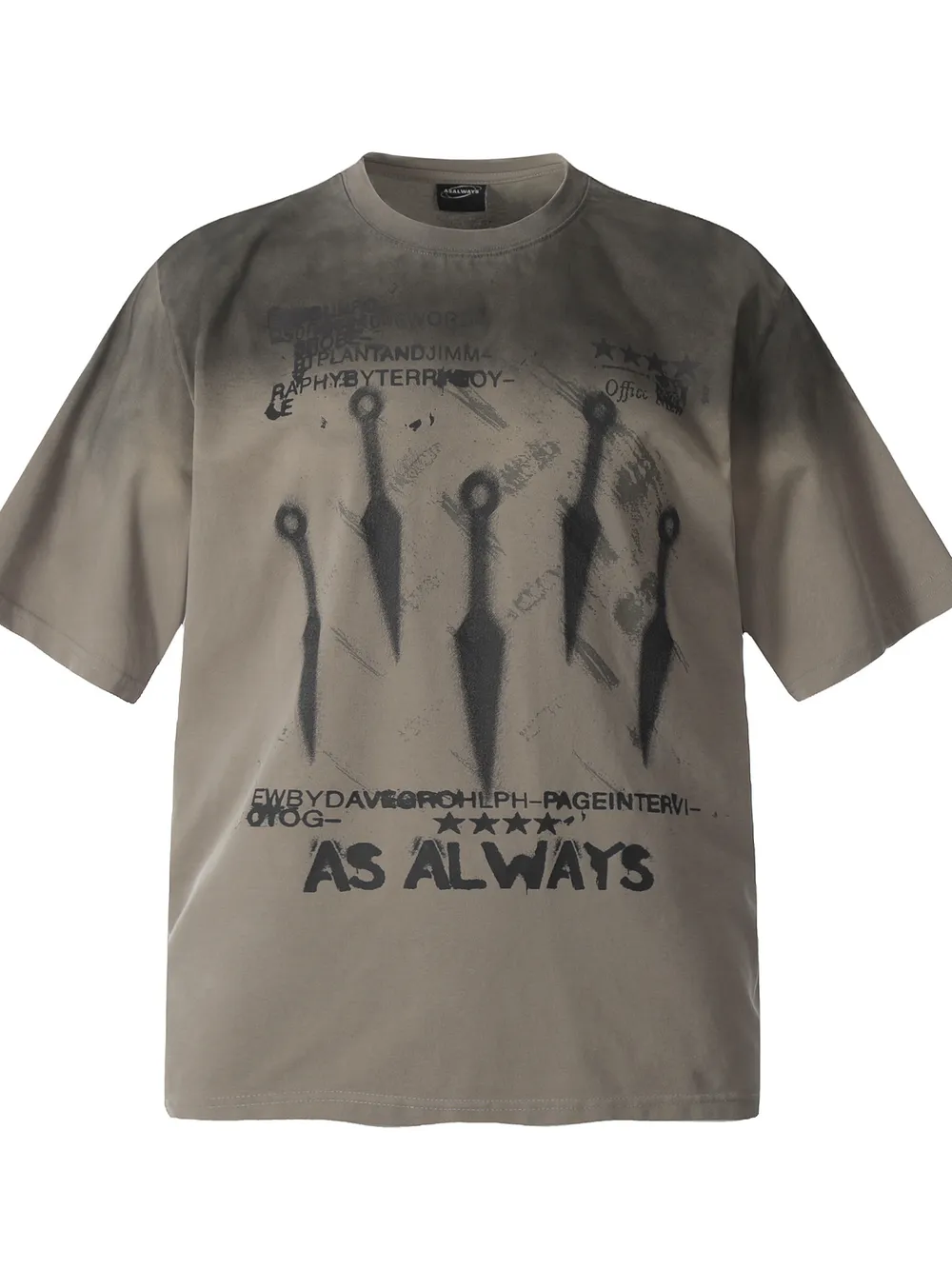 Men's Graphic Oversized Urban Street T-Shirt, image 3