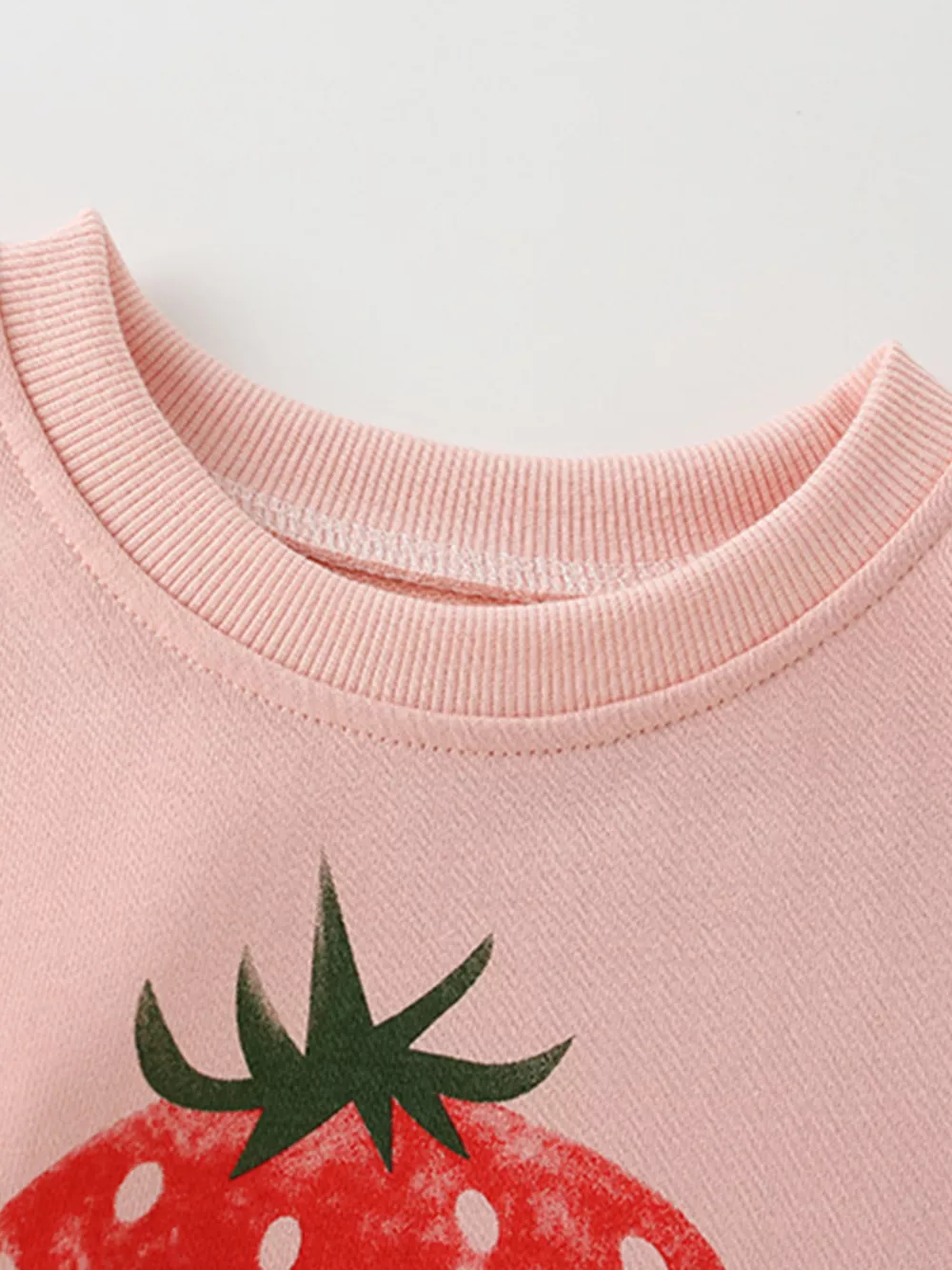 Children's Strawberry Picking Graphic Crew Neck Sweatshirt, image 6