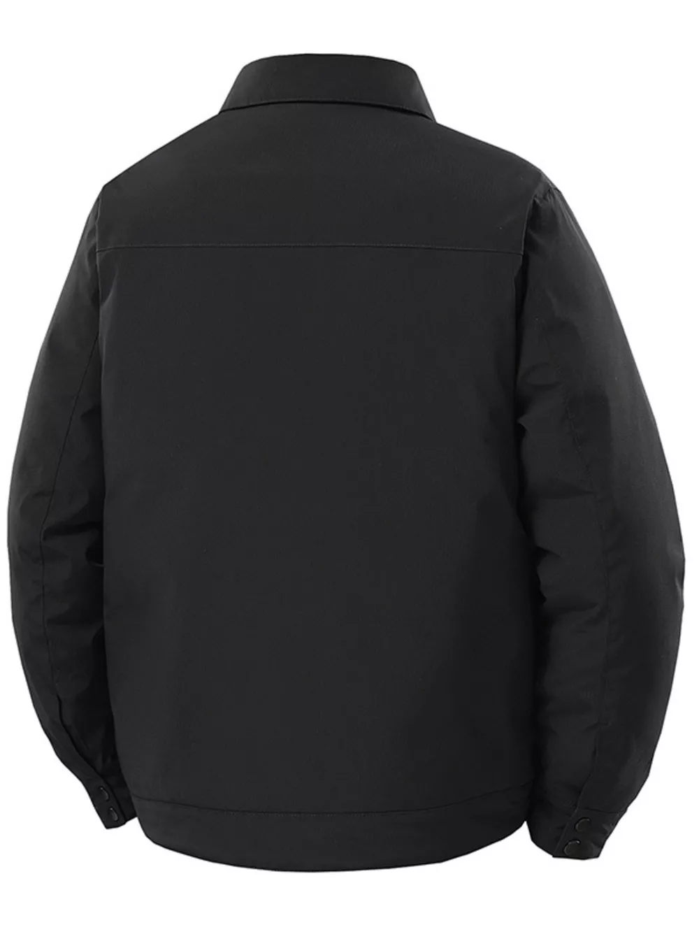 Men's Plus Size Snap Down Long Sleeve Jacket, image 3