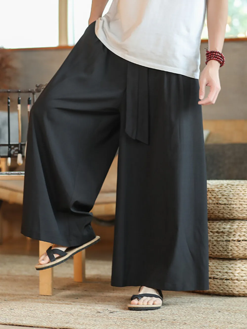Men's Plus Size Wide Leg Pants, image 4