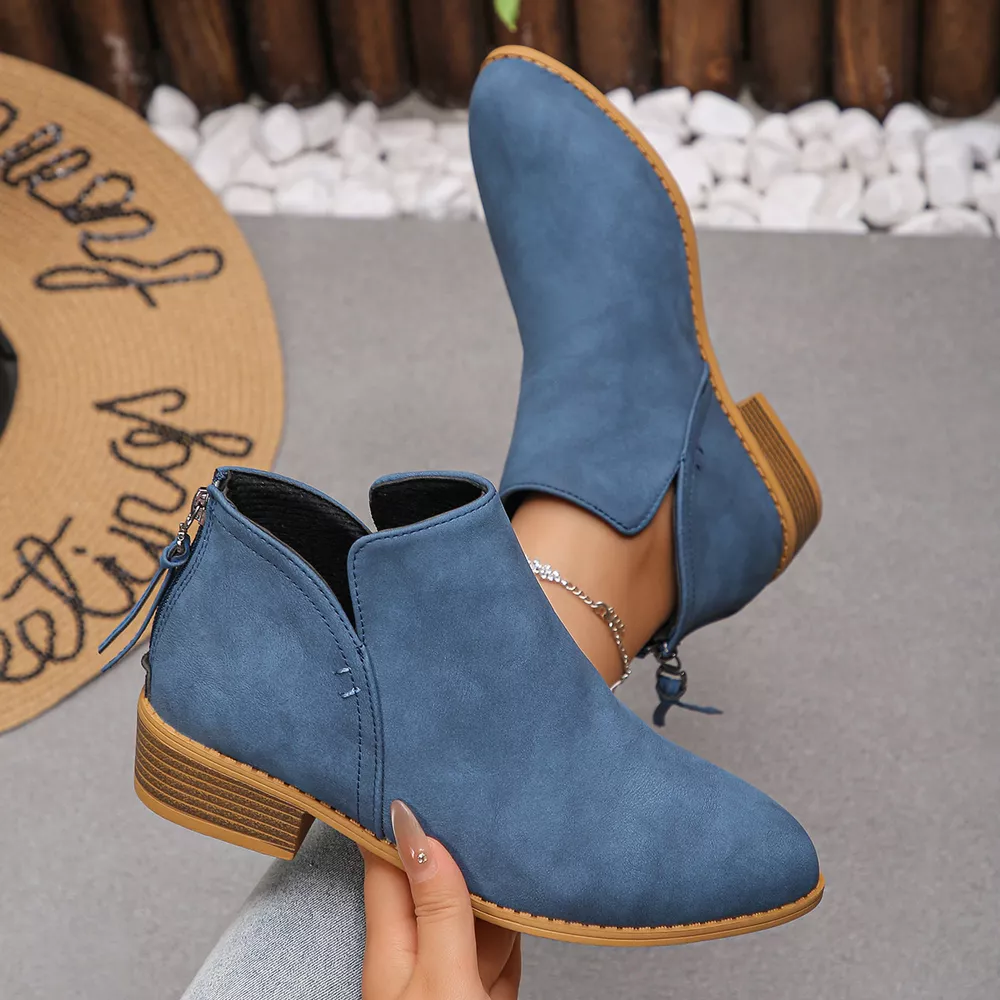 Point Toe Block Heels Boots, image 10