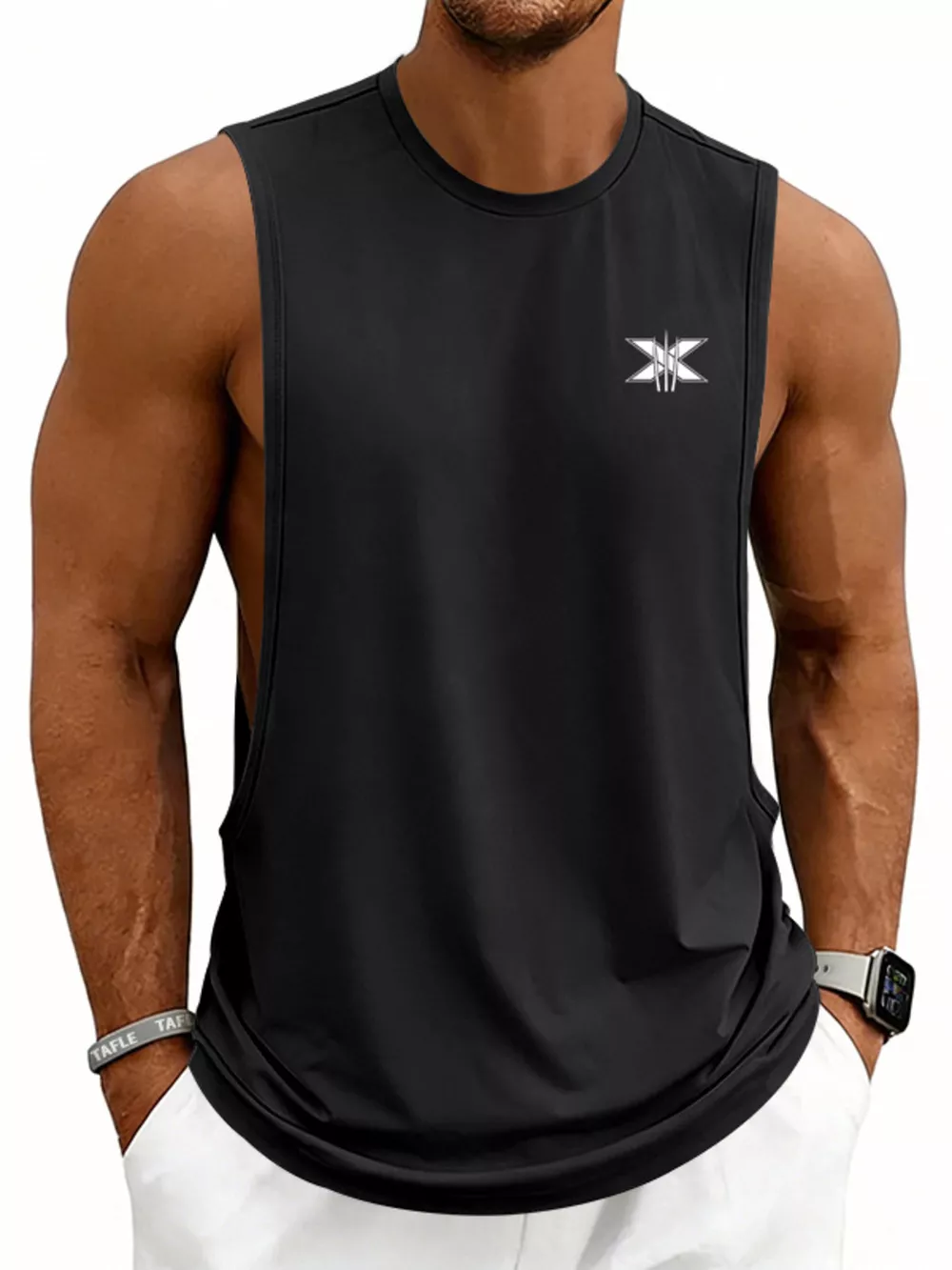 Men's Full Size Round Neck Tank Plus Size, image 11