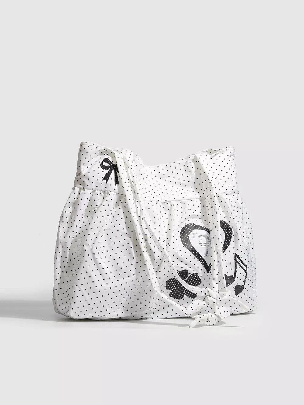 Polka Dot Heart Shoulder Bag, image 5