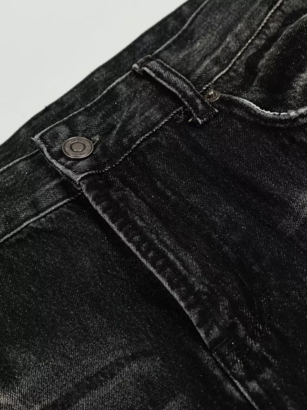 Men's Full Size Vintage Wash Wide Leg Jeans Plus Size, image 4