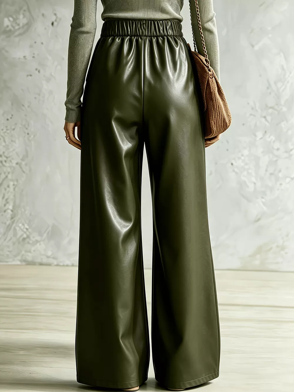 Criss-Cross Wide Leg Pants, image 3