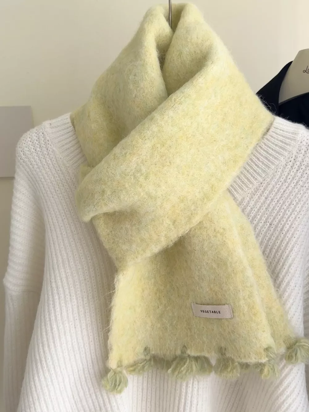 Tassel Knitted Scarf, image 5