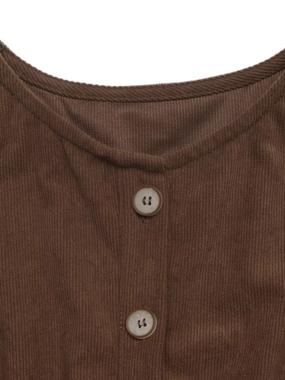 Corduroy Button-Down Maxi Dress, image 6