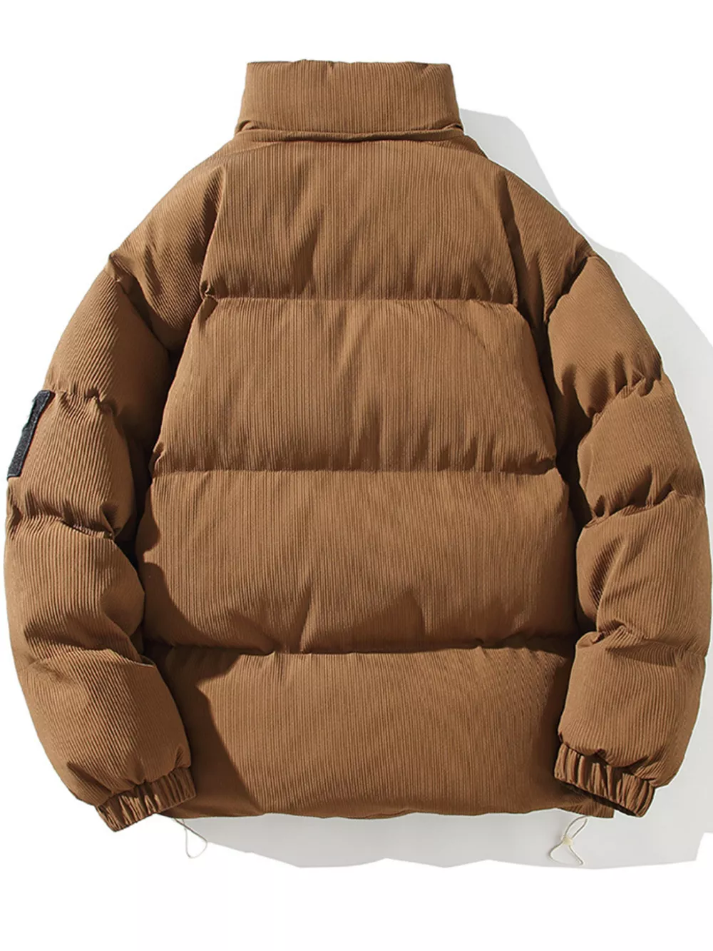 Men's Plus Size Zip Up Long Sleeve Puffer Jacket, image 7