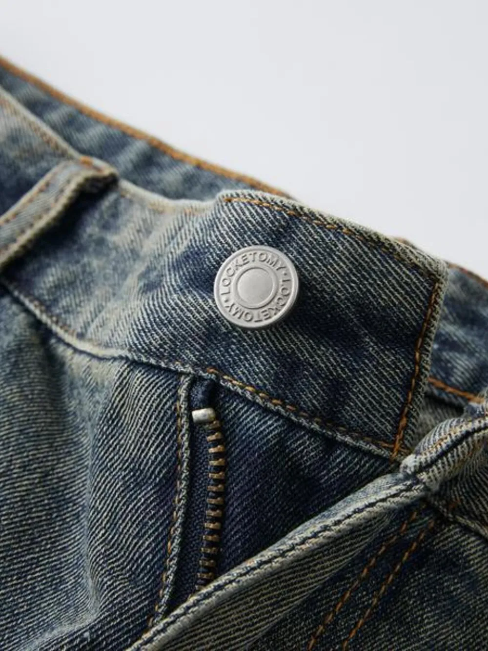 Men's Full Size Washed Cargo Wide Leg Jeans Plus Size, image 10