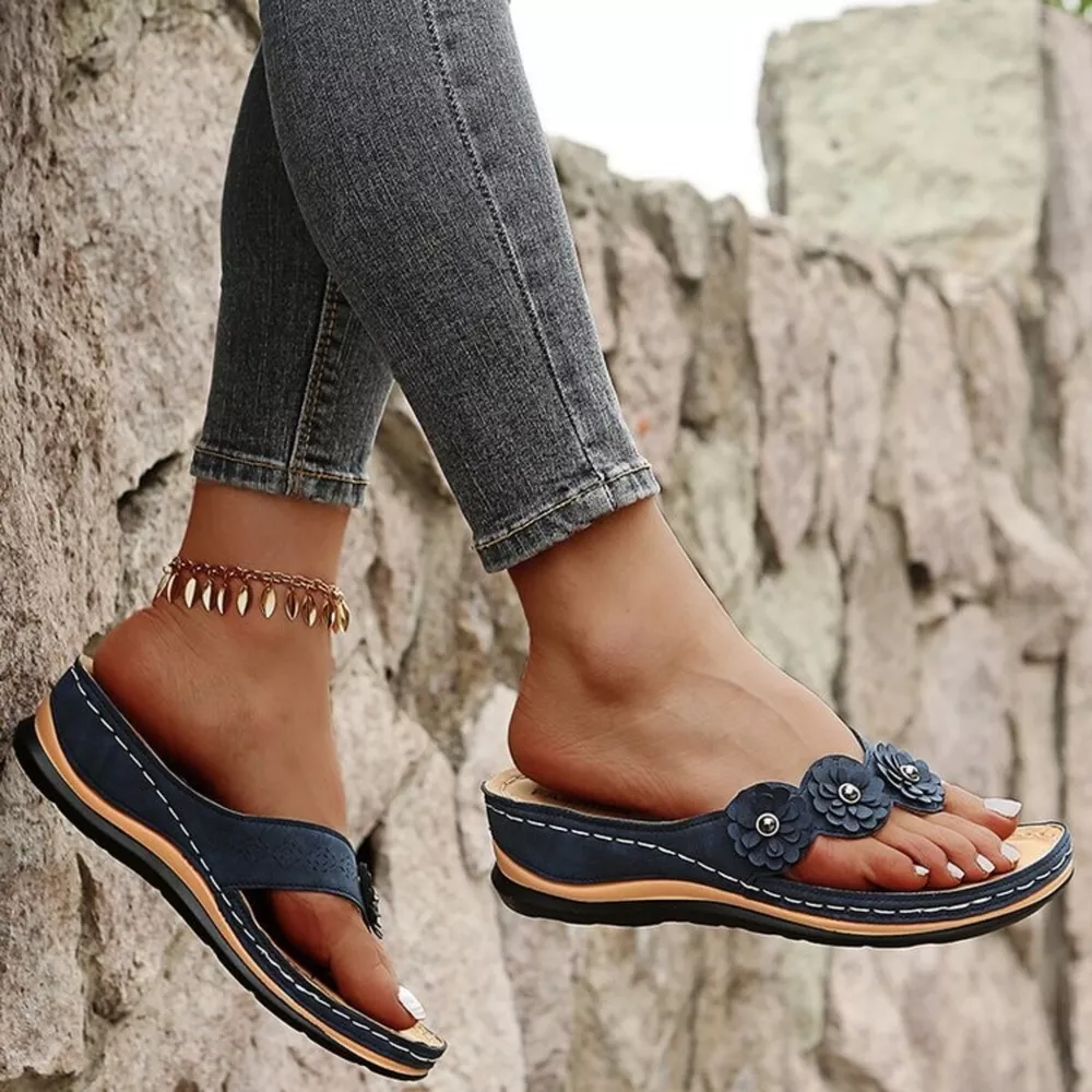 Toe Post Wedge Sandals, image 13