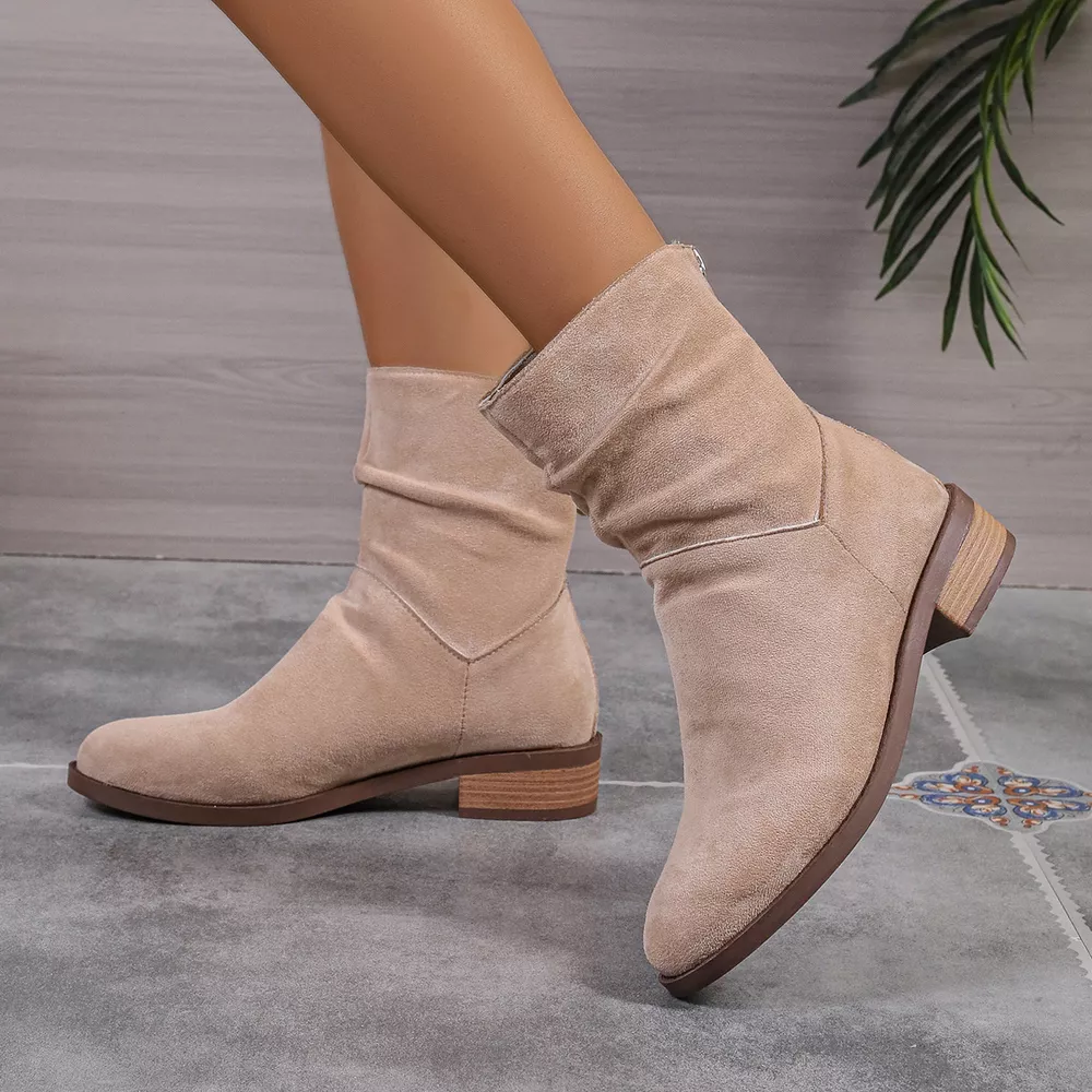Point Toe Block Heels Boots, image 2