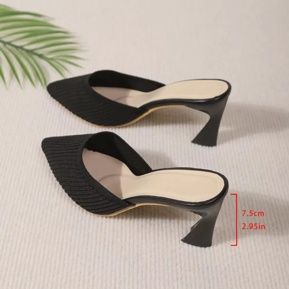 Point Toe Flare Heels Sandals, image 13