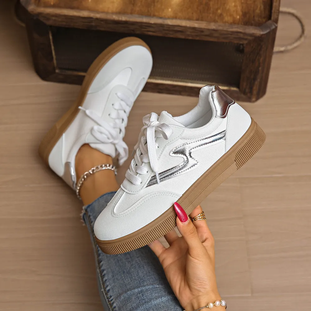 Lace Up Platform Sneakers, image 10
