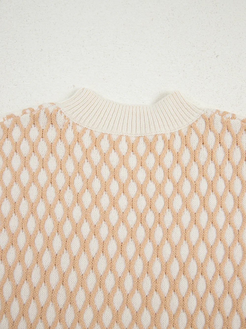 Textured Knit Mock Neck Sweater, image 8