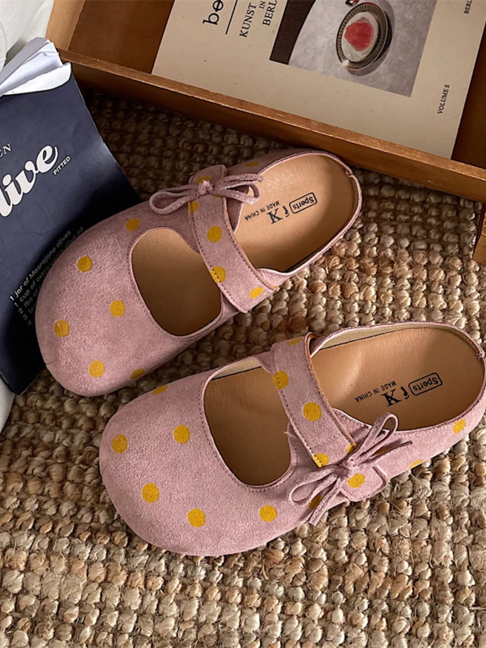 Polka Dot Round Toe Slip-Ons, image 12