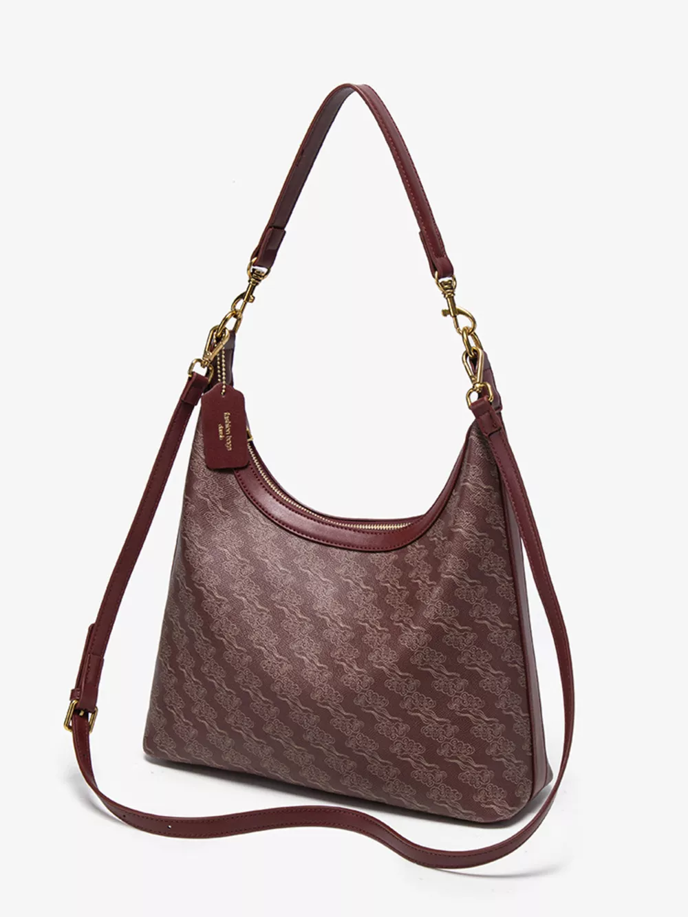 Printed PU Leather Shoulder Bag, image 3