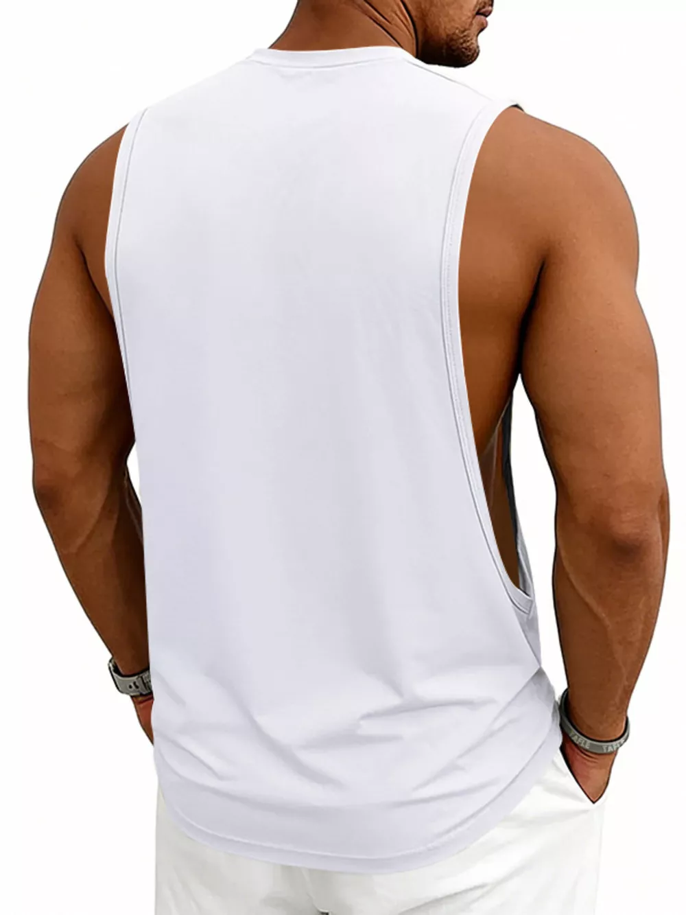 Men's Full Size Round Neck Tank Plus Size, image 22