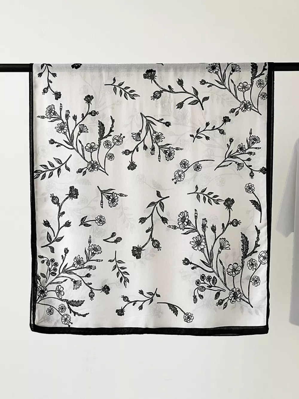 Floral Print Lightweight Scarf, image 5