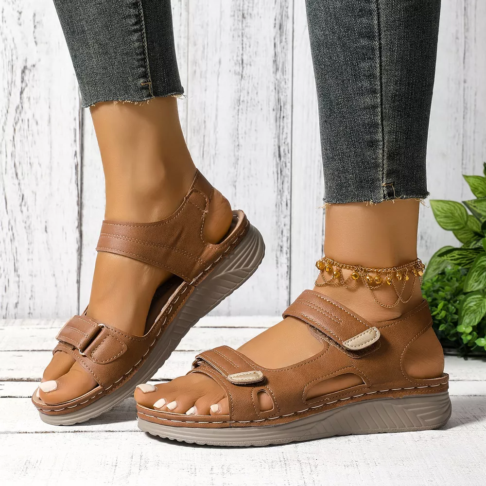 Open Toe Wedge Sandals, image 7