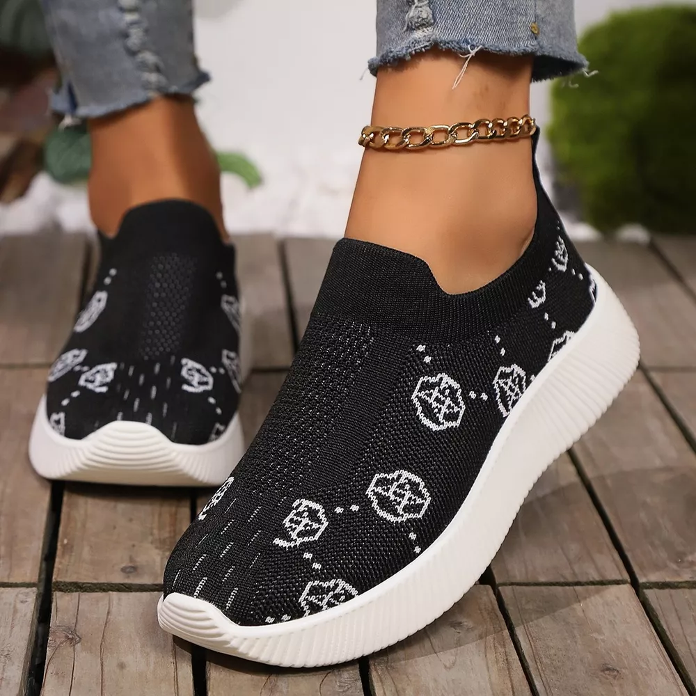 Mesh Round Toe Slip-Ons, image 6