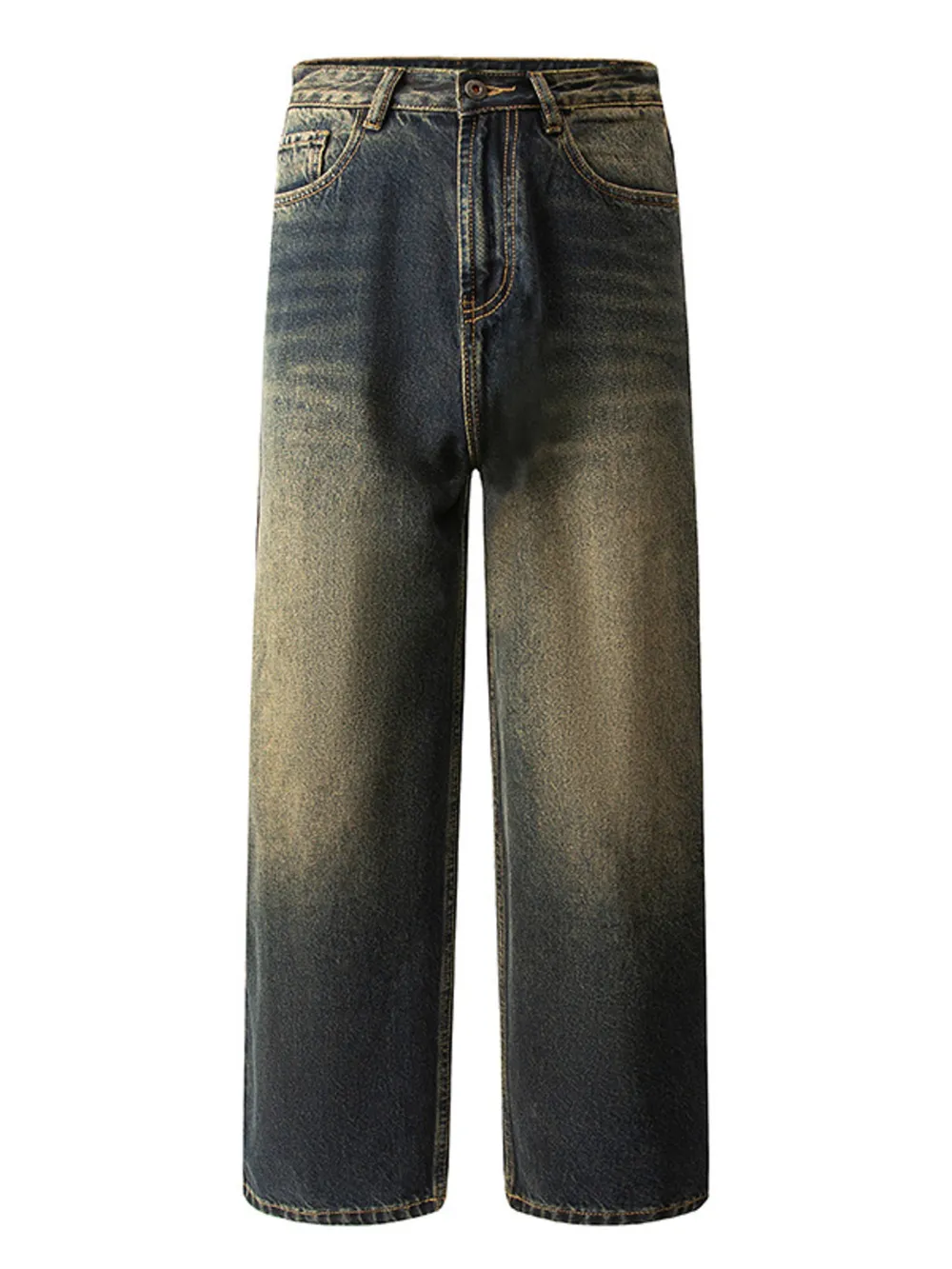 Men's Wide Leg Baggy Jeans