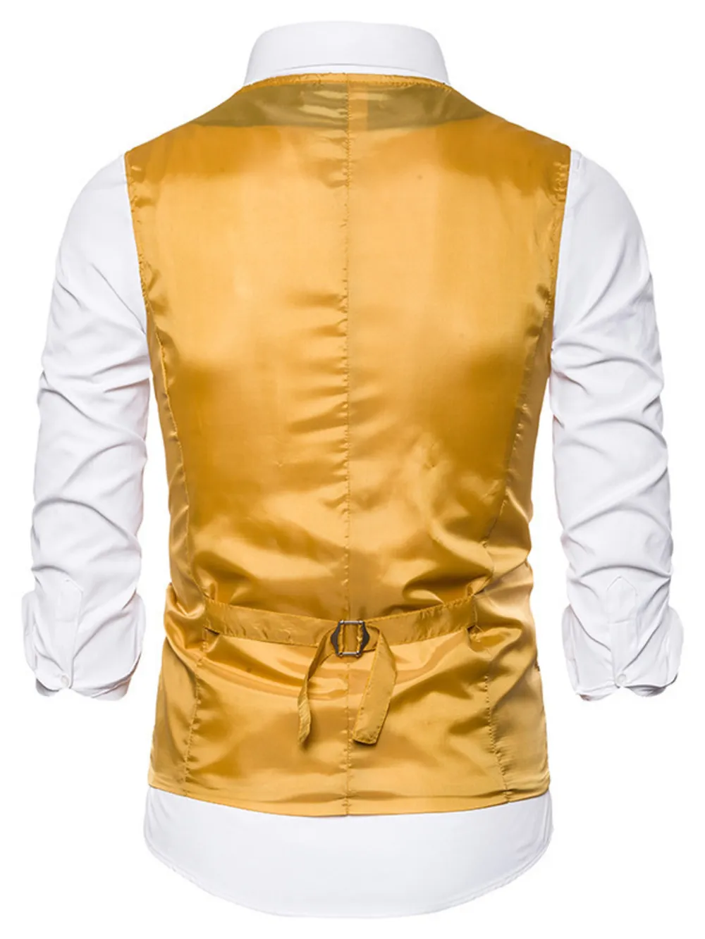 Men's Sequin Slim Fit Vest, image 10