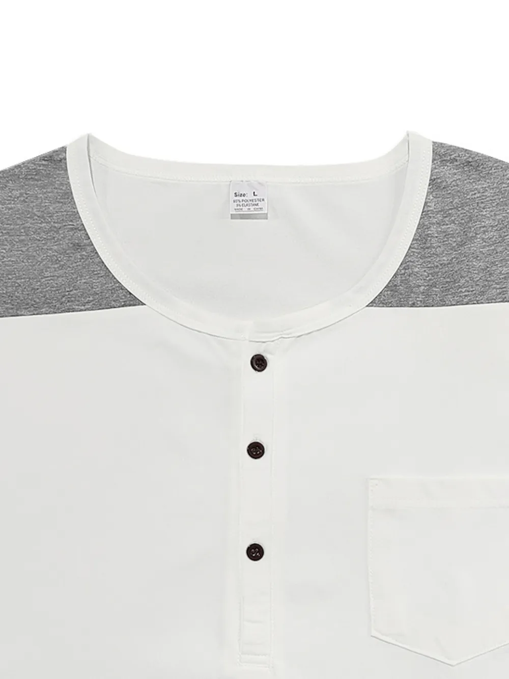 Men's Full Size Round Neck Short Sleeve T-Shirt Plus Size, image 7