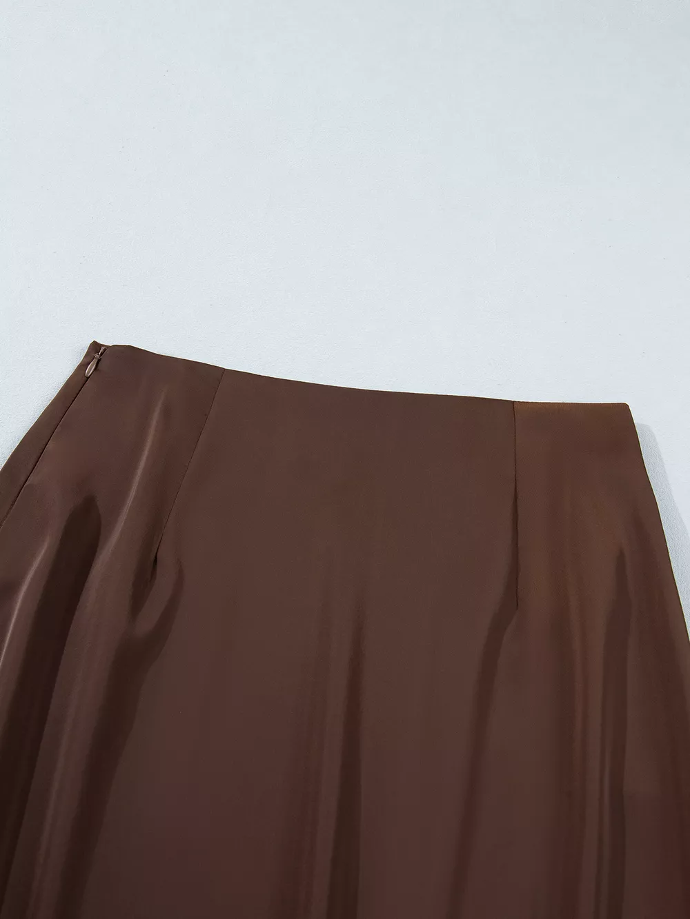 Lace Patchwork Hem Long Casual Shift Skirt, image 9