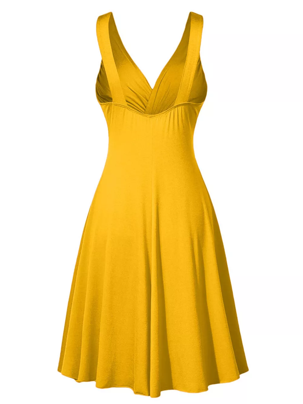 Full Size Twisted Sleeveless Ruched Waist A-Line Dress Plus Size, image 13