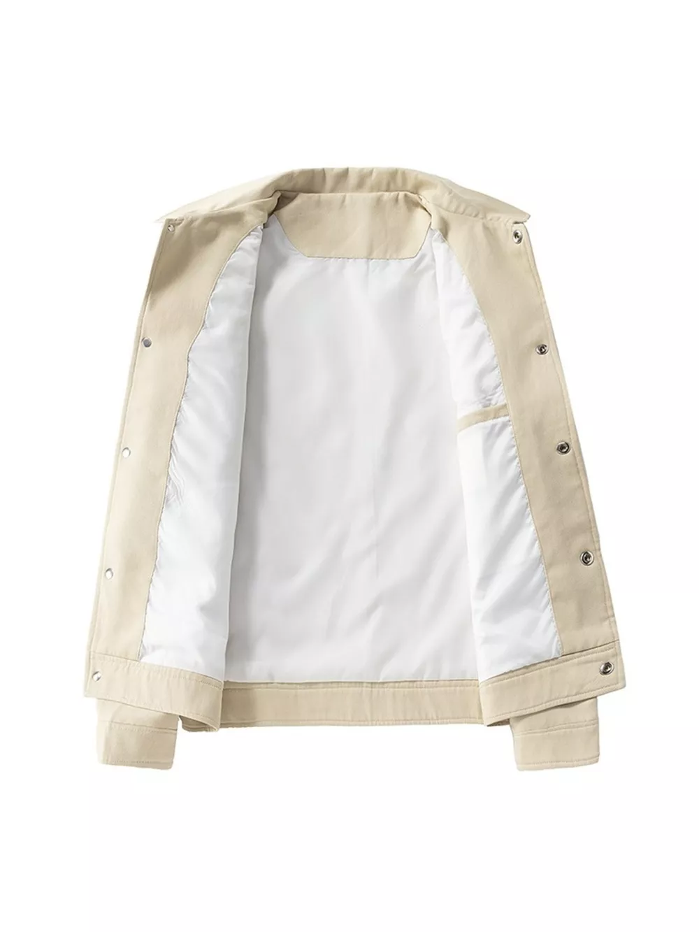 Men's Plus Size Casual Snap-Down Jacket, image 5