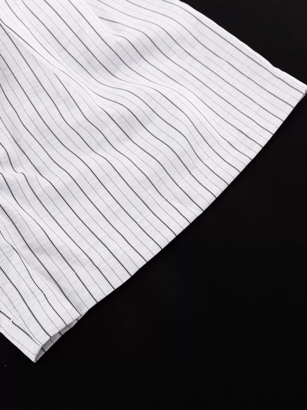 Pinstripe Cropped Blazer and Pleated Shorts Set, image 16