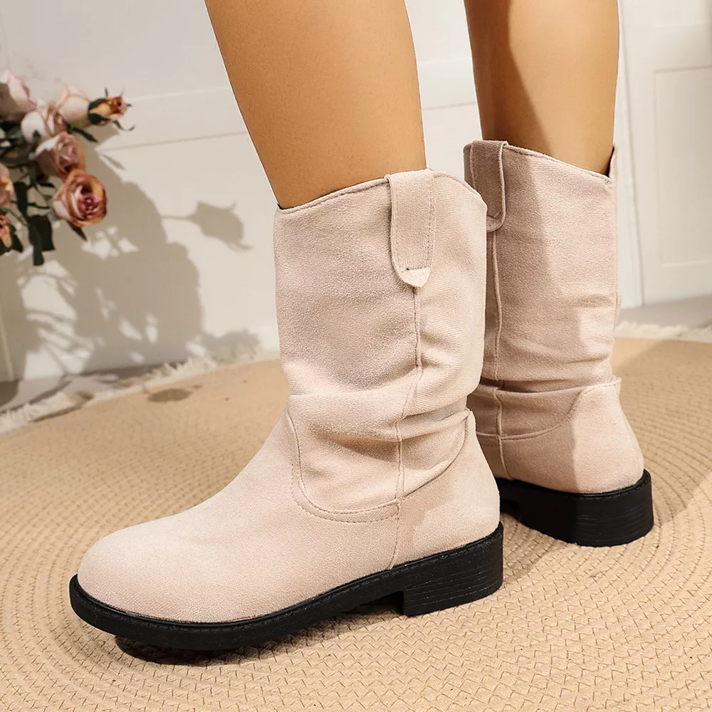 Round Toe Slouchy Boots, image 5