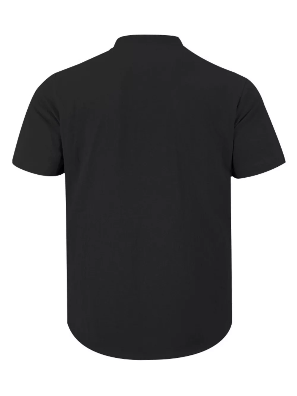 Men's Full Size Button Detail Short Sleeve Shirt Plus Size, image 8