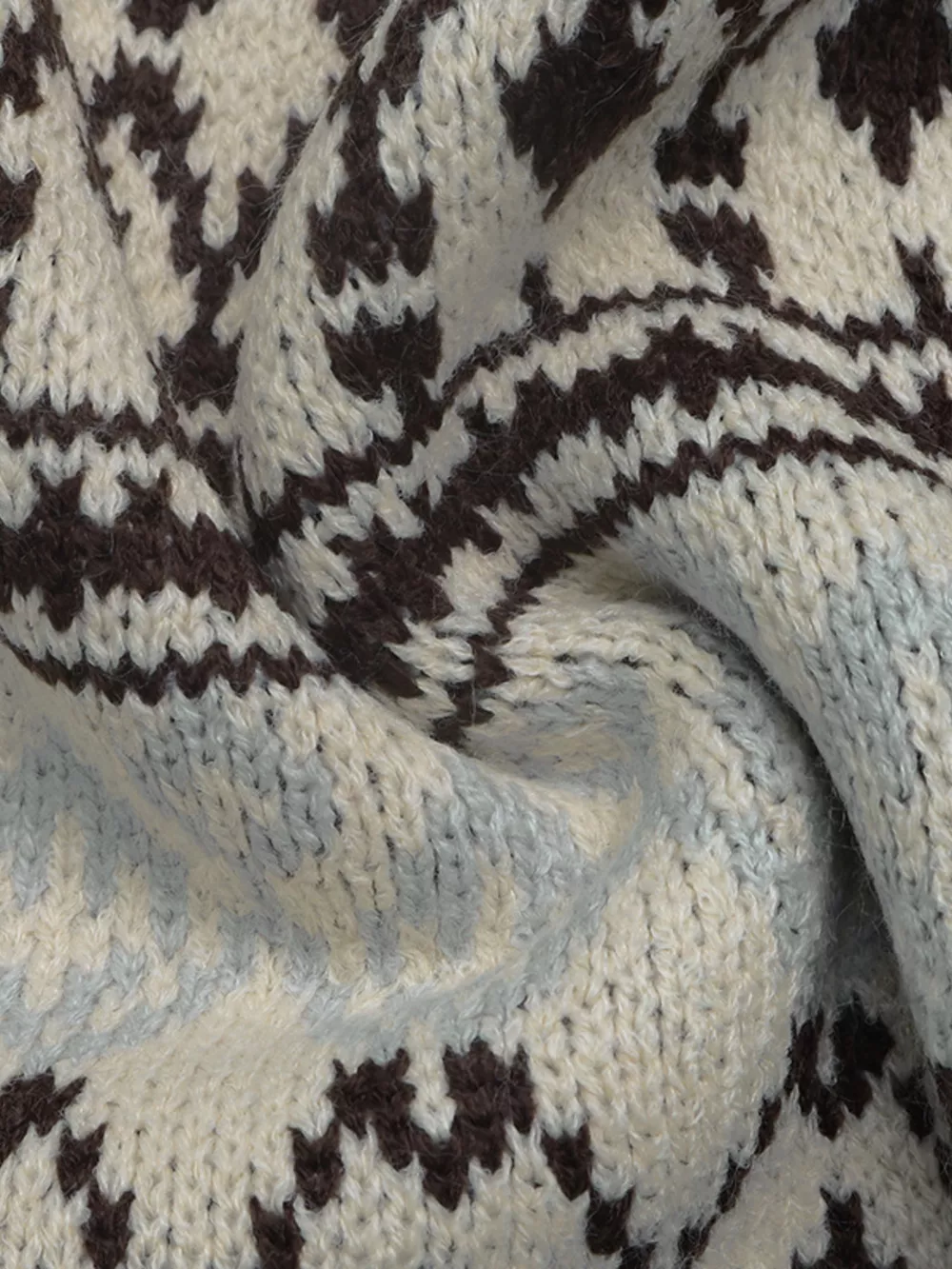 Fair Isle Pattern Crew Neck Sweater, image 11
