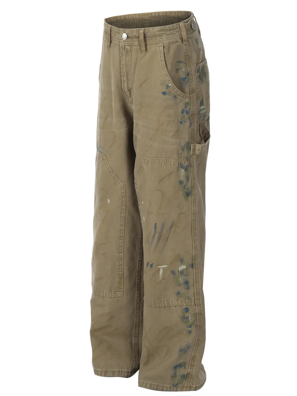 Men's Wide Leg Cargo Jeans, image 3