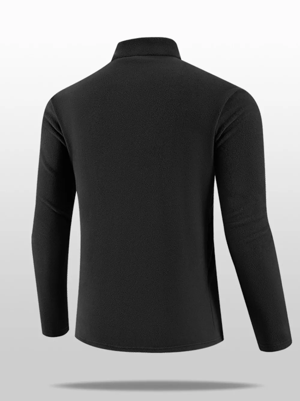 Men's Plus Size Quarter- Fleece Sweatshirt, image 4
