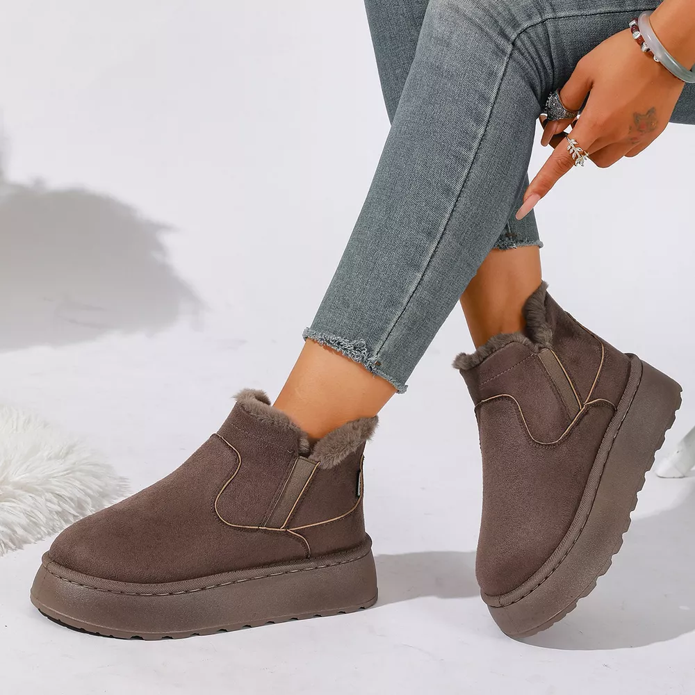 Round Toe Platform Boots, image 13
