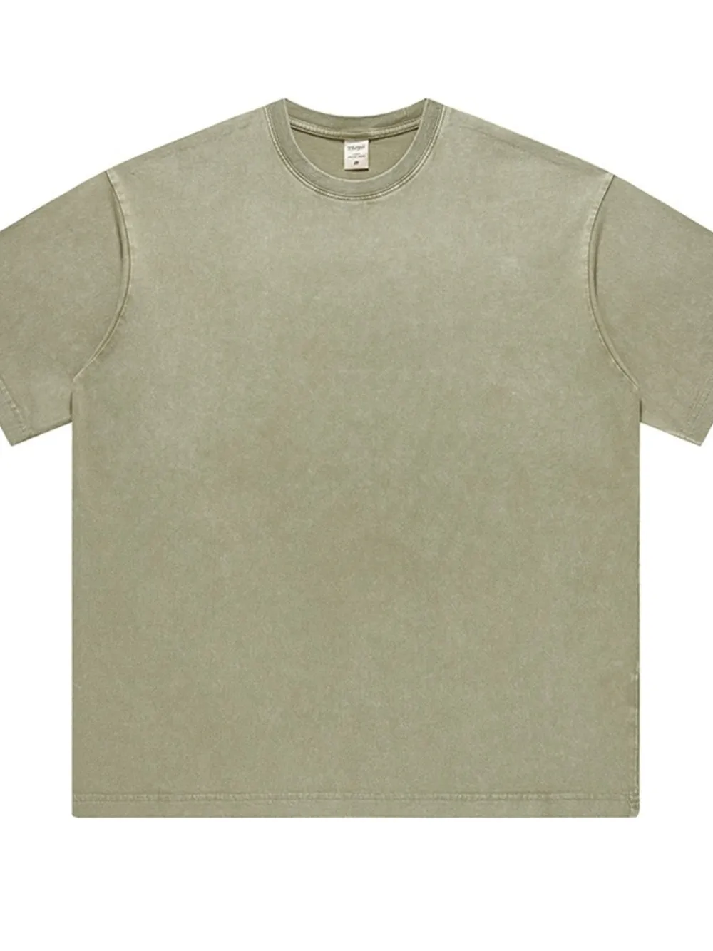 Men's Full Size Short Sleeve Round Neck Washed T-Shirt Plus Size, image 7