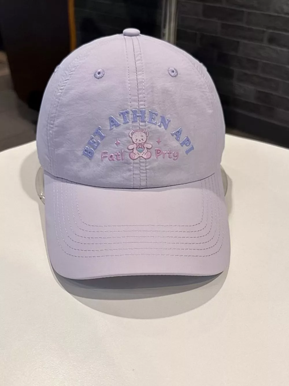 Bear Embroidered Baseball Cap, image 6