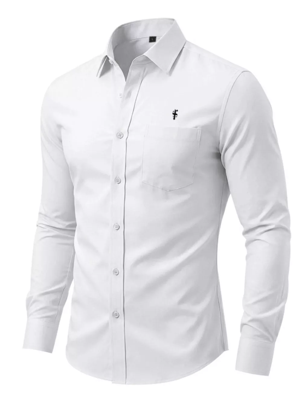 Men's Full Size Slim Fit Button Up Shirt Plus Size, image 3