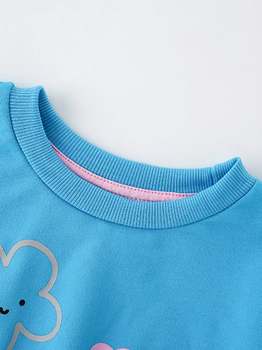 Children's Floral Crew Neck Casual Sweatshirt, image 4